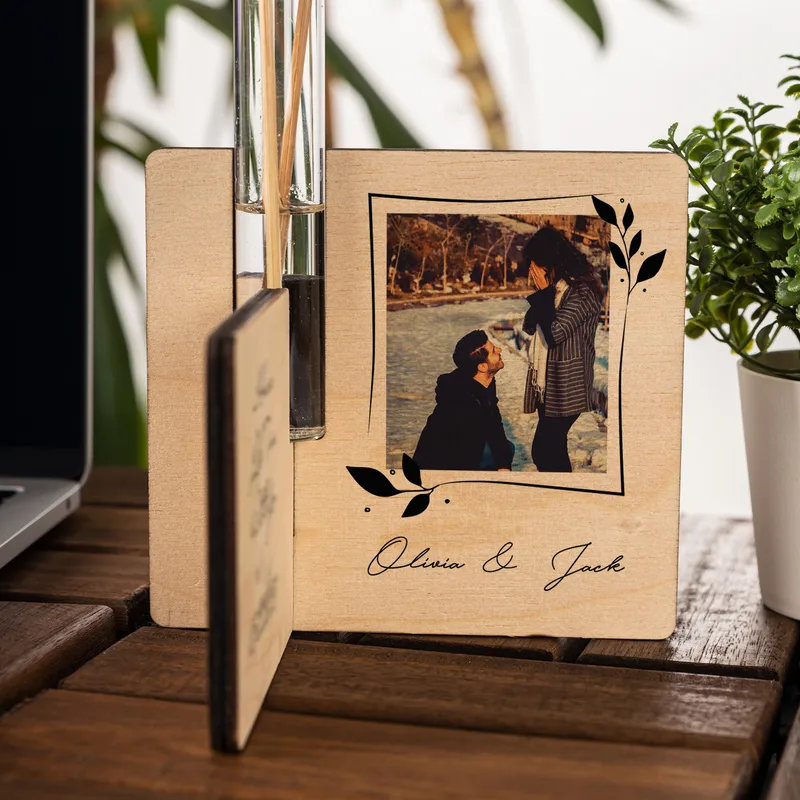 Romantic Gifts for Girlfriend Picture Personalized Reed Diffuser Room Scent