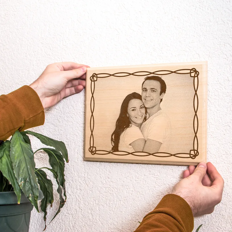 Romantic Personalized Wooden Picture