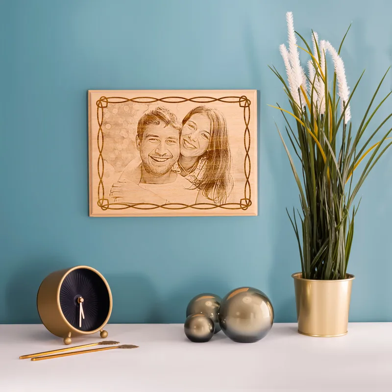 Romantic Personalized Wooden Picture