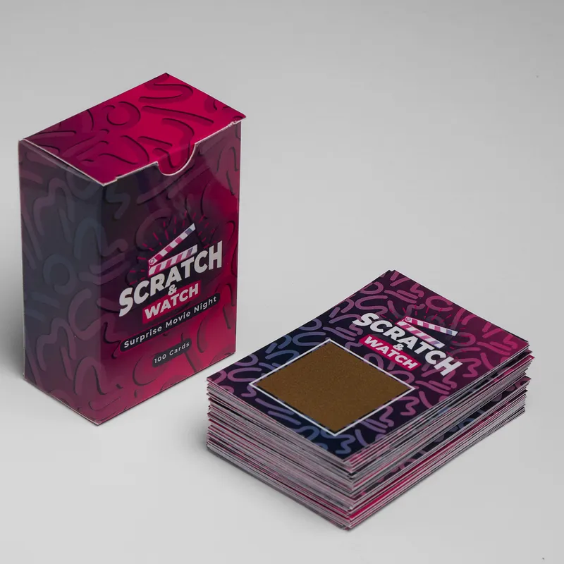 Scratch and Watch 100 Movie Night Game