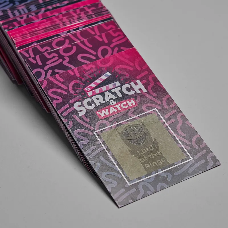 Scratch and Watch 100 Movie Night Game