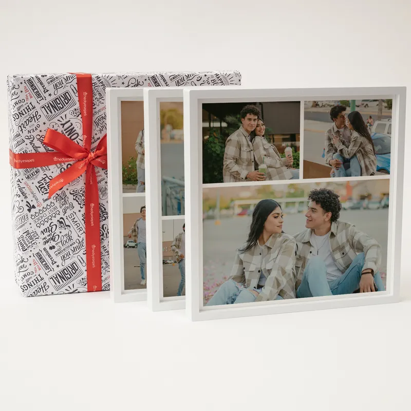 Personalised White Photo Frame Collage Set for Cherished Memories