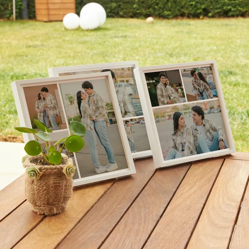 Personalised White Photo Frame Collage Set for Cherished Memories