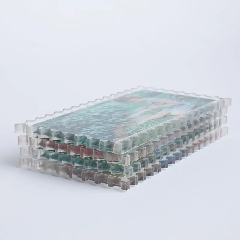 Set of 4 Magnetic Refrigerator Magnets with Photos