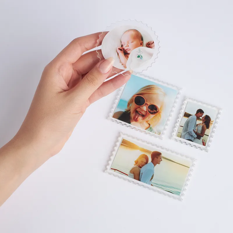 Personalised Photo Magnet Set for Cherished Memories