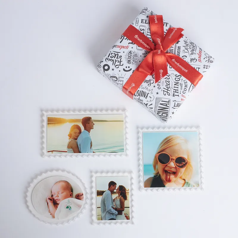 Personalised Photo Magnet Set for Cherished Memories