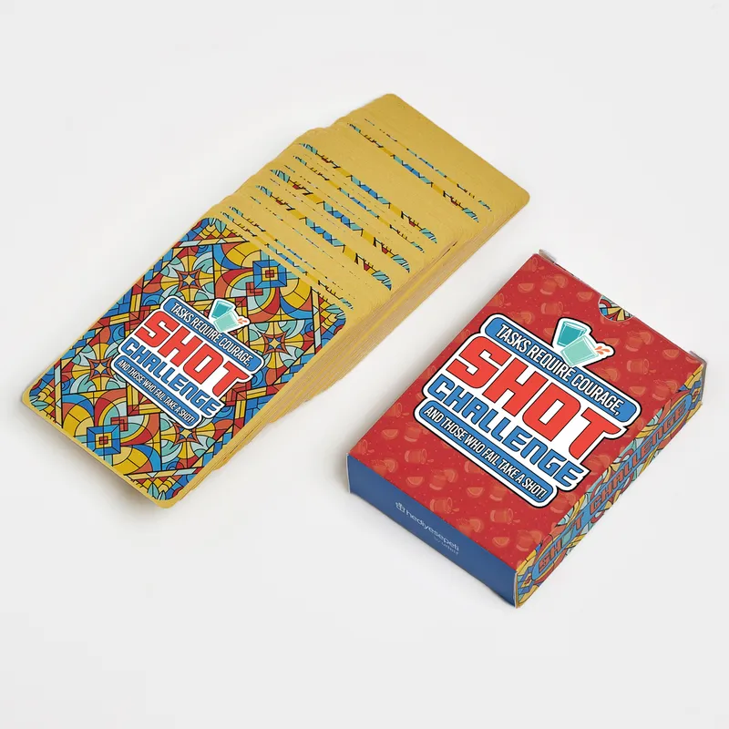 Shot Challenge Party Game with Shot Glasses Set