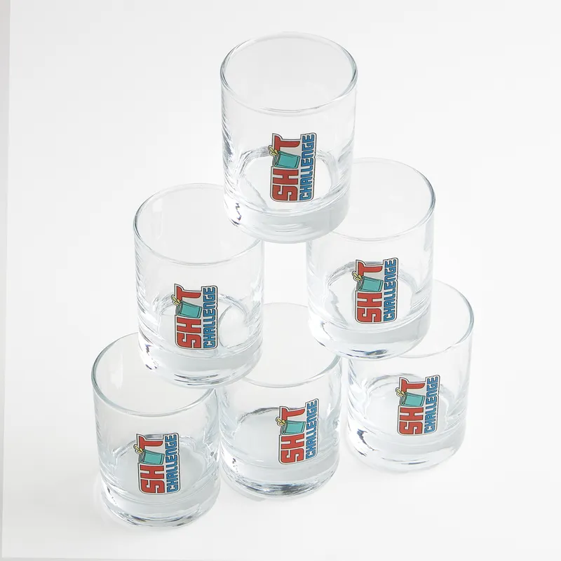 Shot Challenge Party Game with Shot Glasses Set