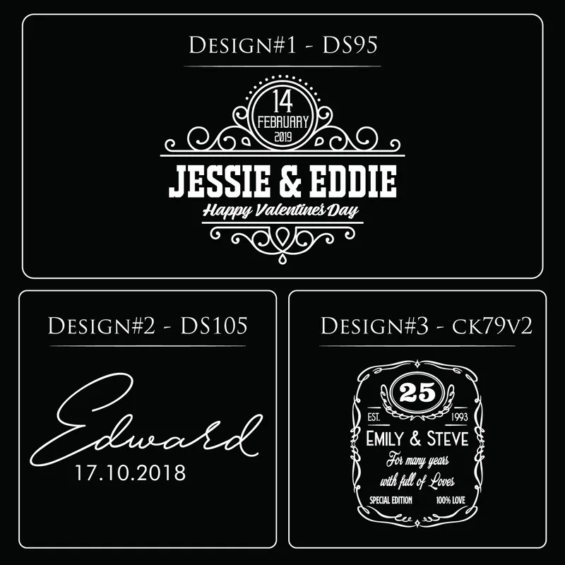 Signature Design 2 Piece Chicago Whiskey Glasses Set in Wooden Box