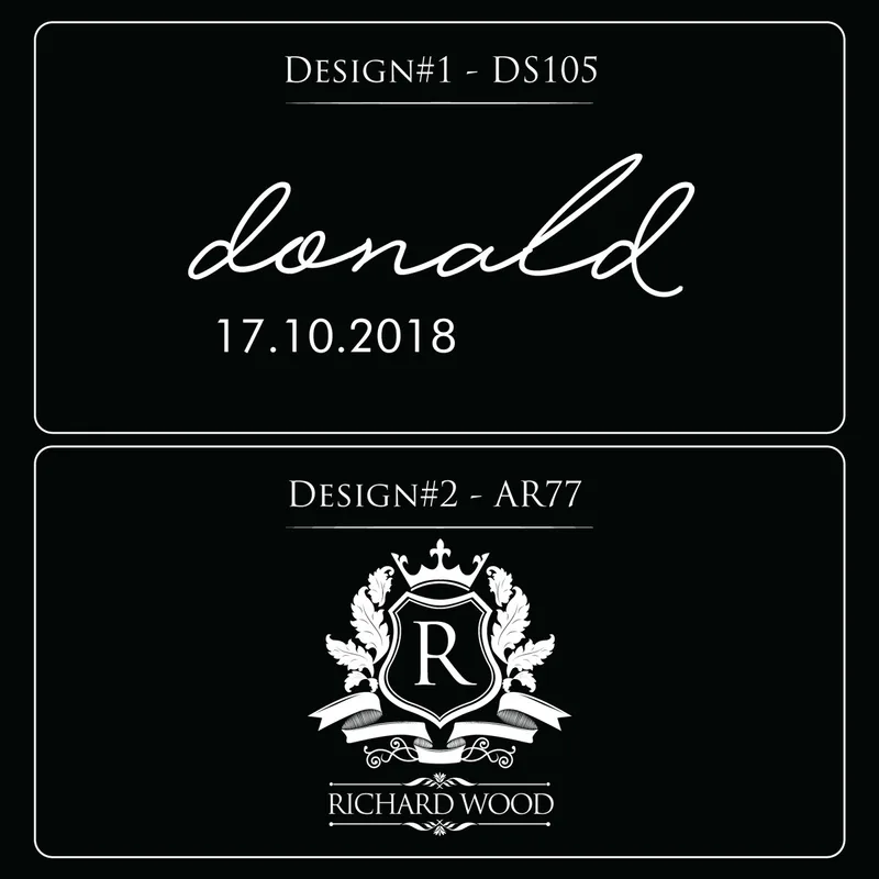 Signature Design London Personalized Whiskey Glass Set