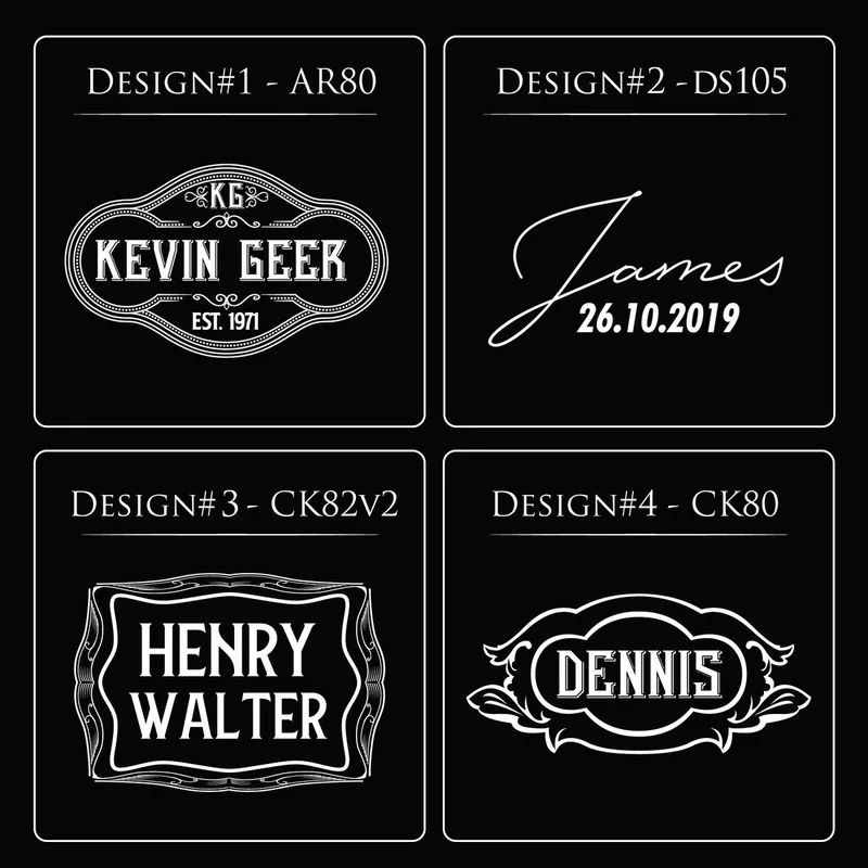 Personalised Whiskey Gift Set with Engraved Glasses