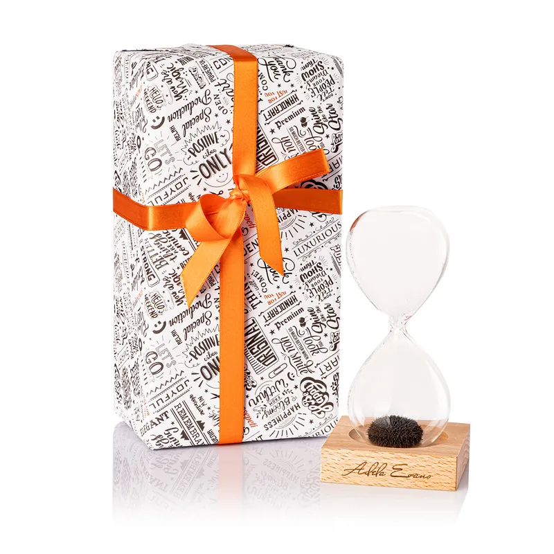 Personalised Ferrofluid Hourglass Keepsake for Home and Office