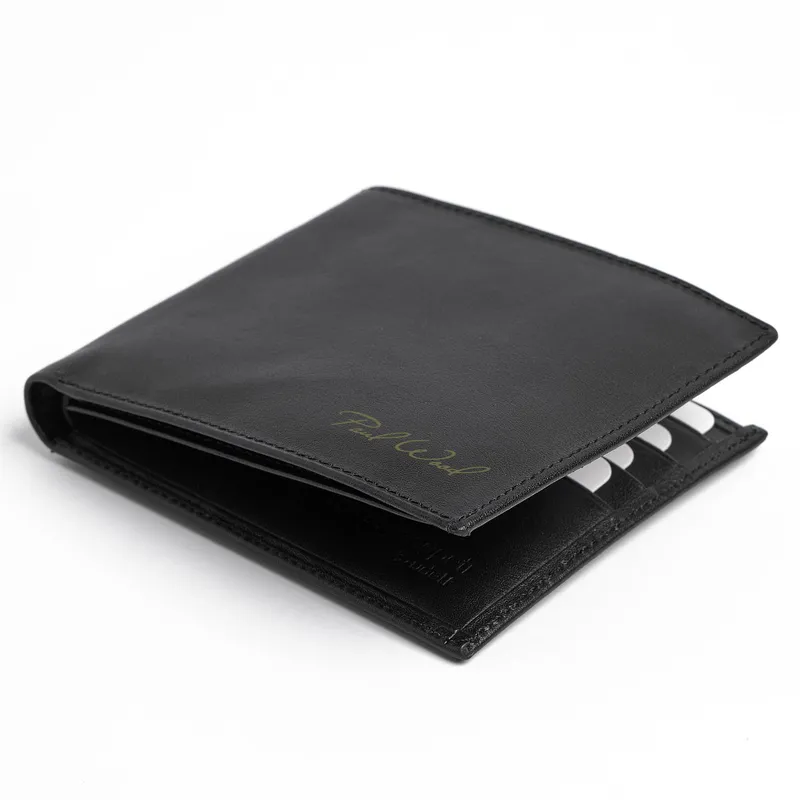 Personalised Leather Wallet for Men with Custom Engraving