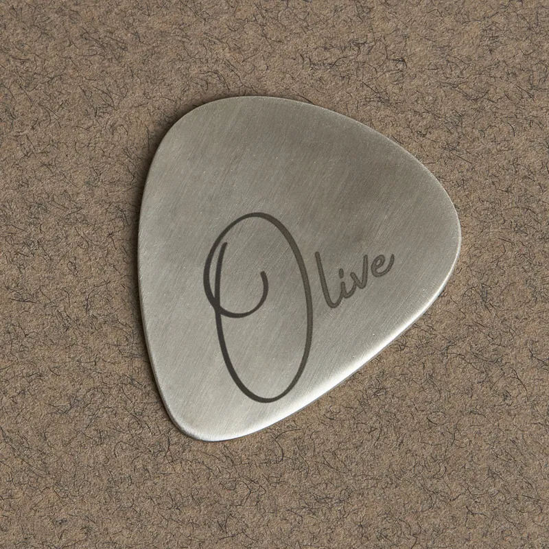 Silver Custom Guitar Picks
