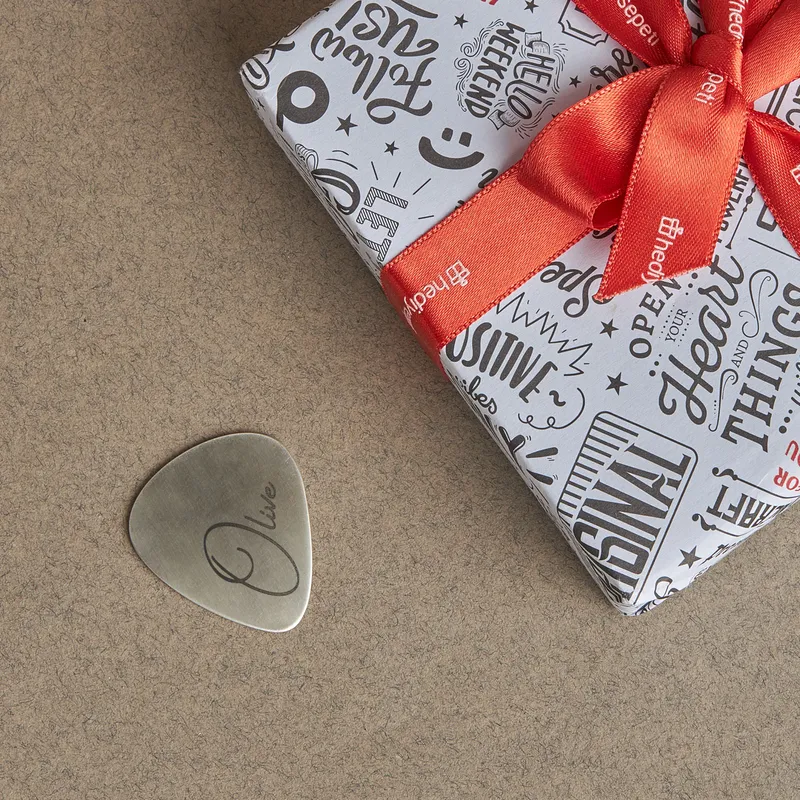 Silver Custom Guitar Picks