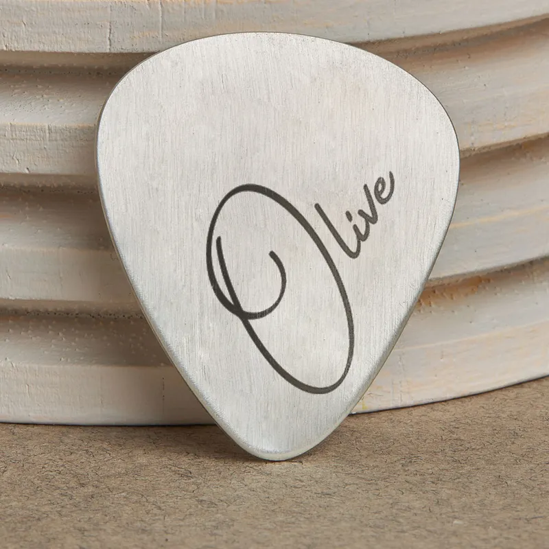Silver Custom Guitar Picks