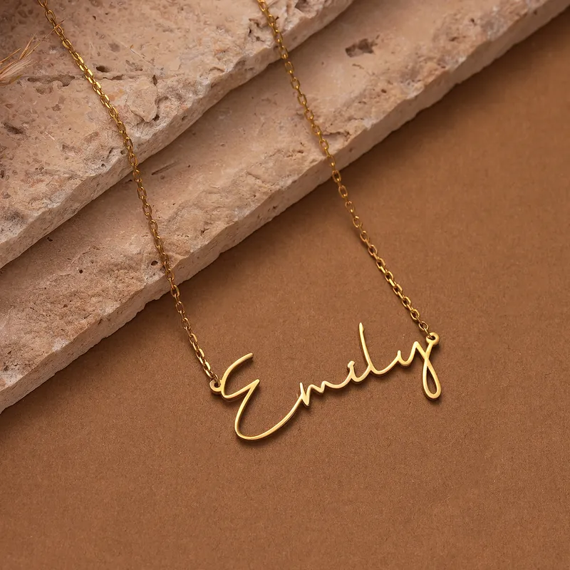 Silver Name Necklace
