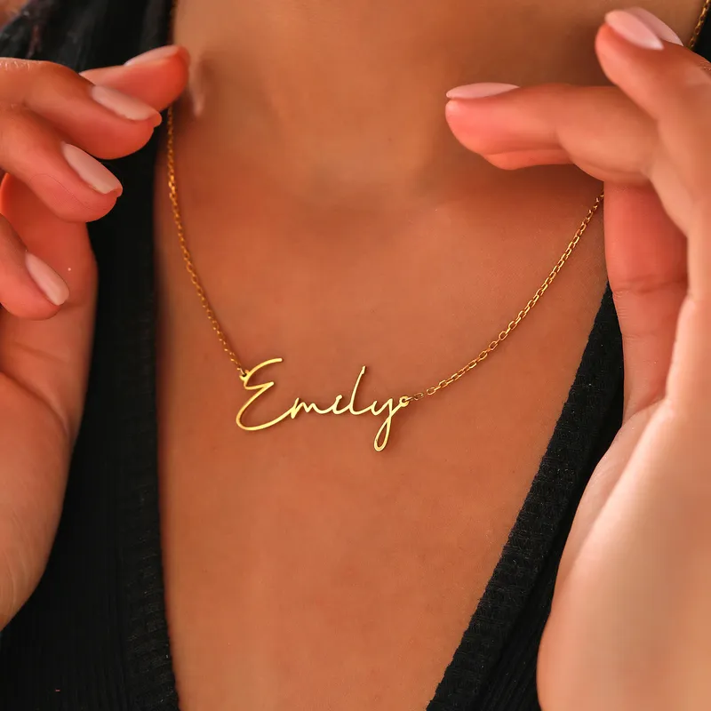 Silver Name Necklace