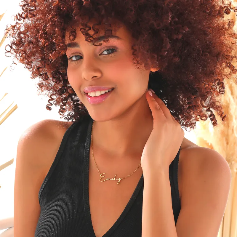 Silver Name Necklace