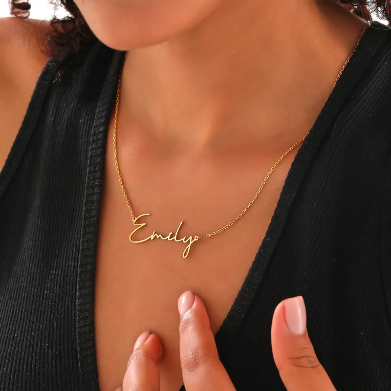Silver Name Necklace