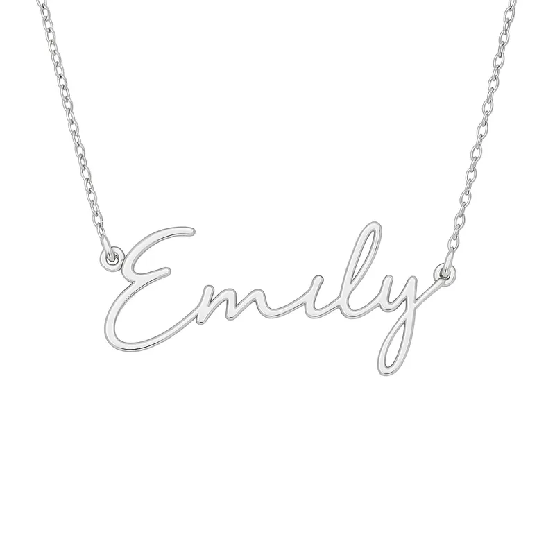 Silver Name Necklace