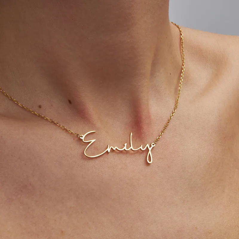 Silver Name Necklace
