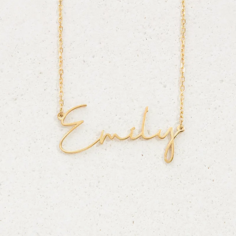 Silver Name Necklace