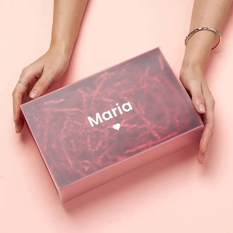 Silver Necklace Romantic Gift Box for Her