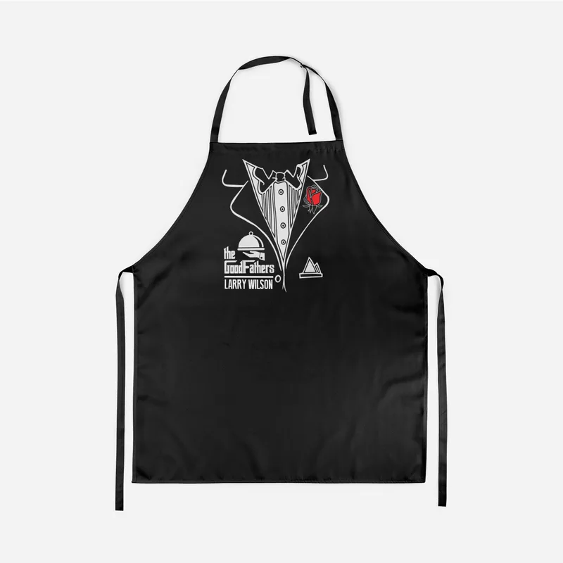 Personalised Funny Apron for Dad with Smoking Design