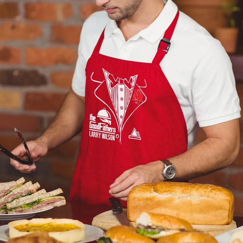 Customized Apron Funny Kitchen Personalized Aprons Chef Gifts