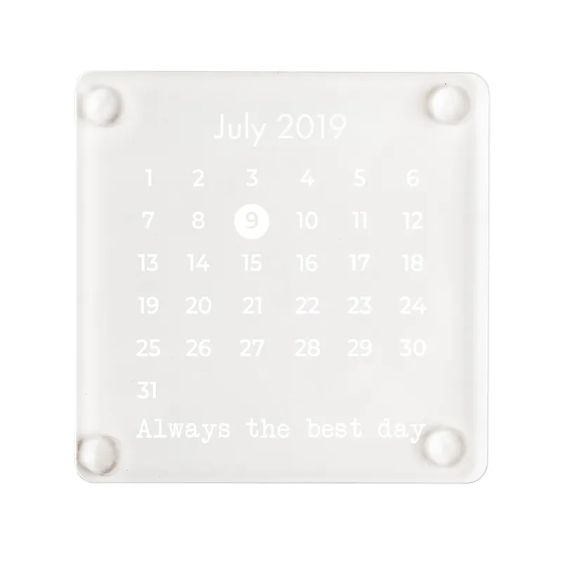 Personalised Date Highlight Coasters for Special Memories