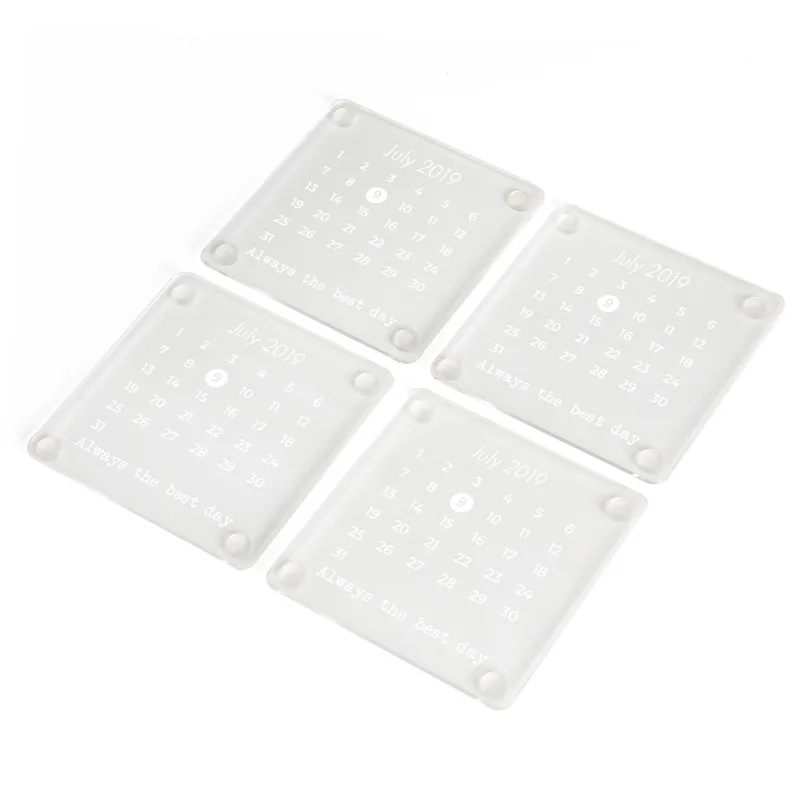 Personalised Date Highlight Coasters for Special Memories