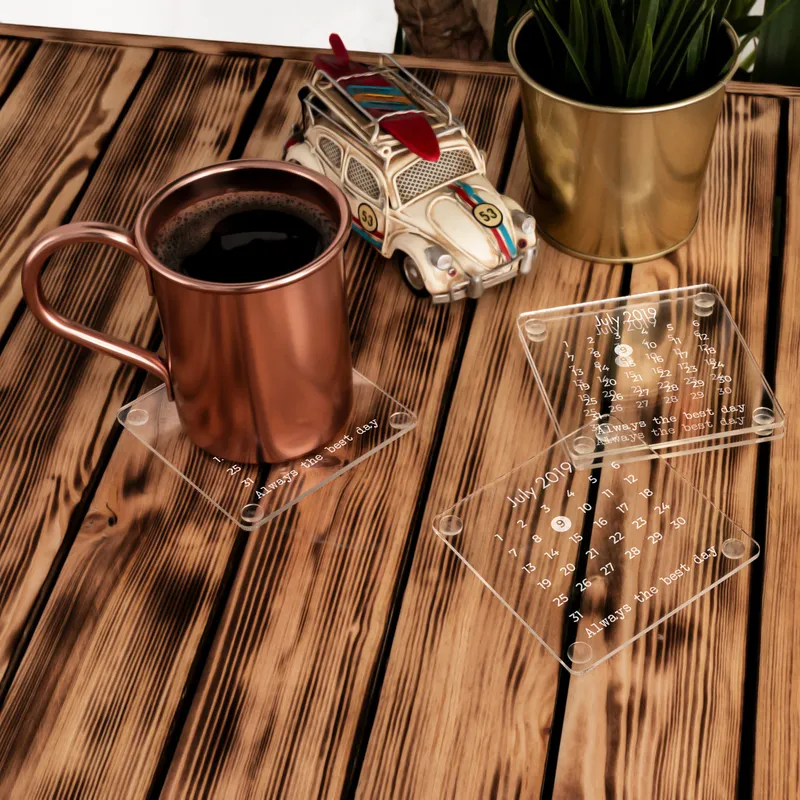 Personalised Date Highlight Coasters for Special Memories