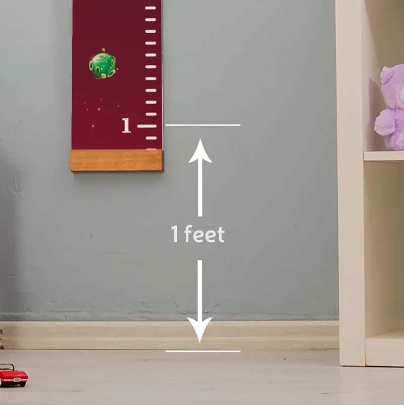 Space Design Child Height Measurement Chart