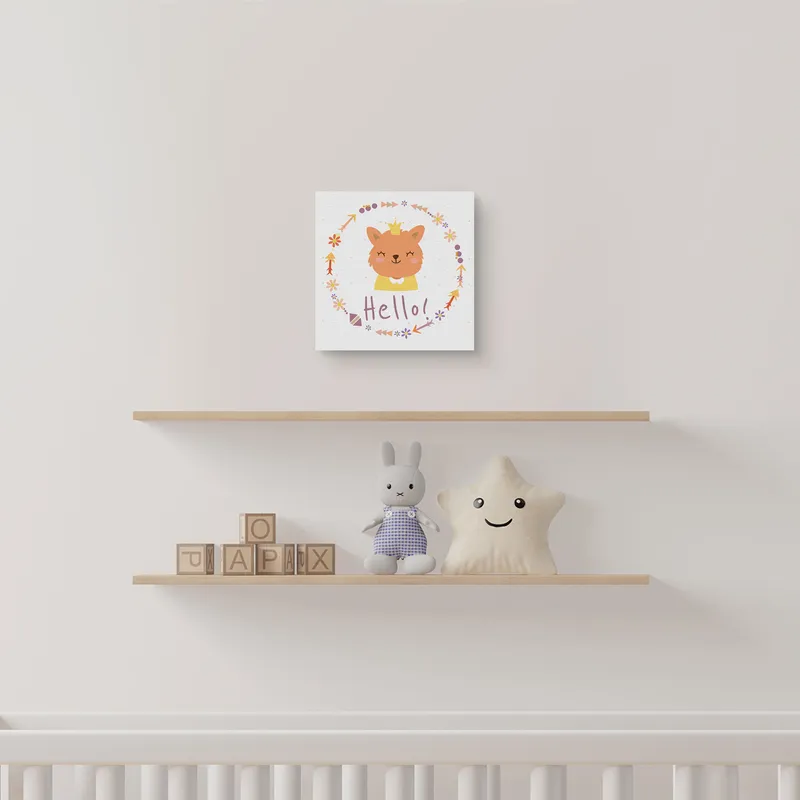 Special Beaver Designed Canvas for Baby Room