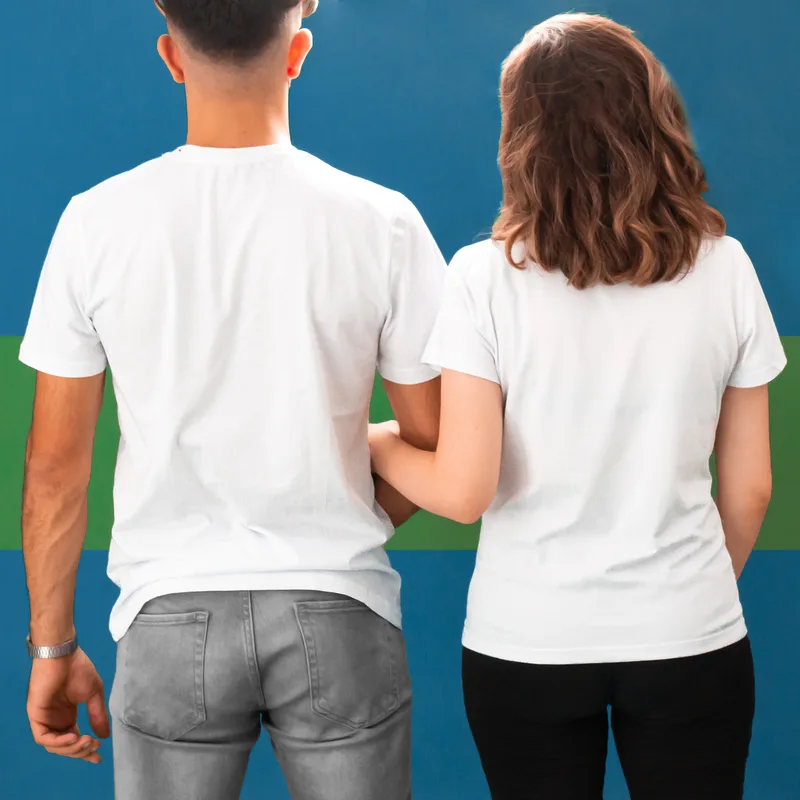 Special Date Written Dear Combination T-Shirt for Couples