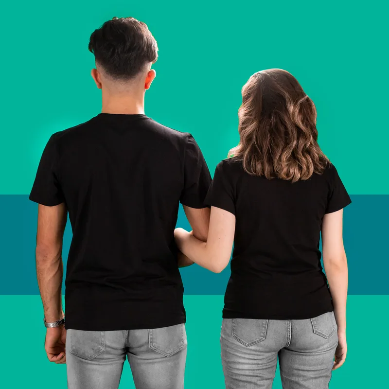 Special Date Written Dear Combination T-Shirt for Couples
