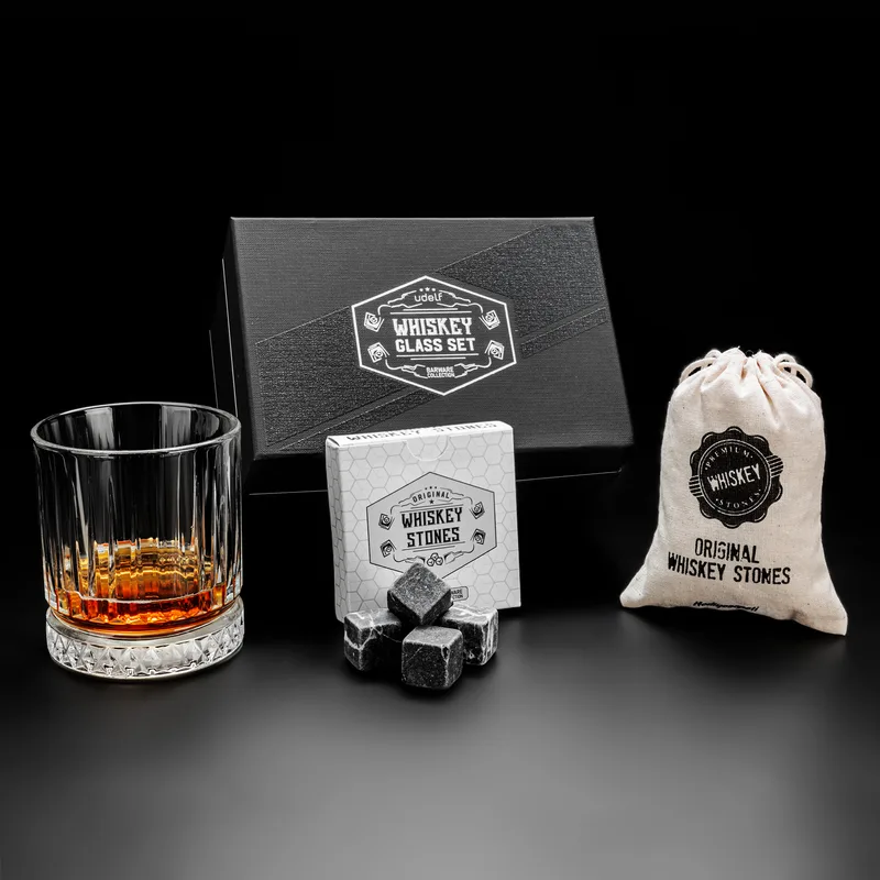 Special Day Gift Premium Boxed Glasgow Whiskey Glass Set