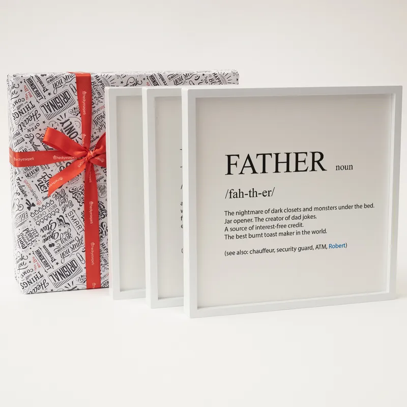 Special Father-Mother-Baby Designed Frame Set