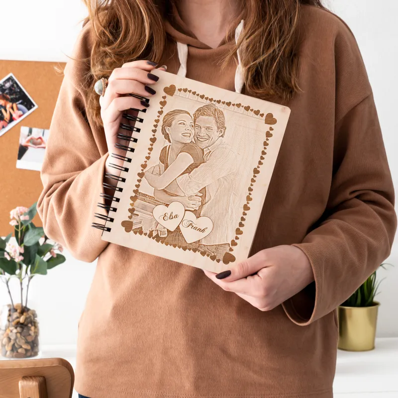 Special Photo Embroidered Album for Valentine