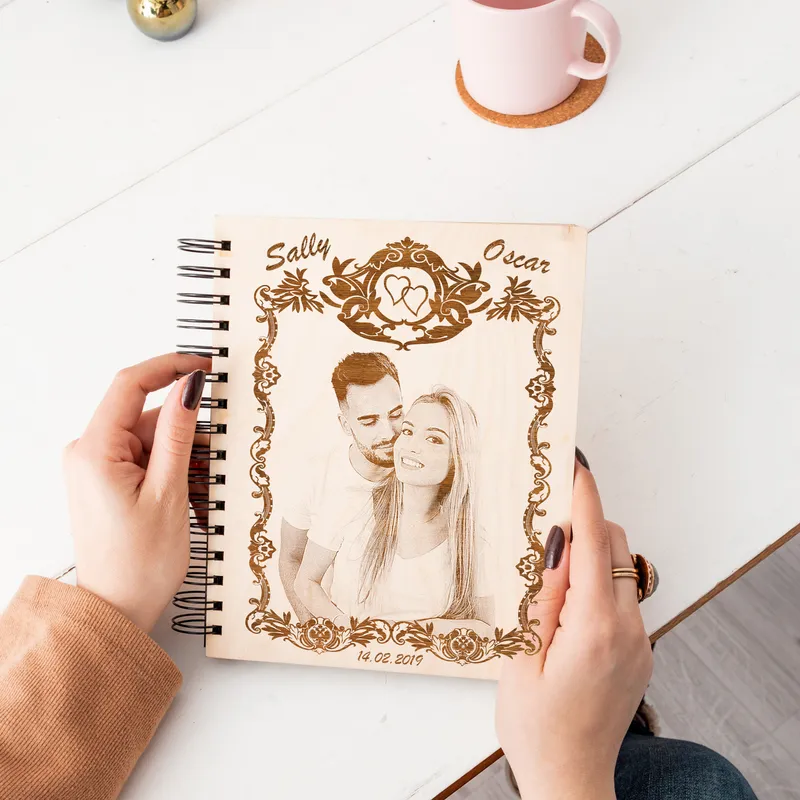 Special Photo Embroidered Album for Valentine's Day