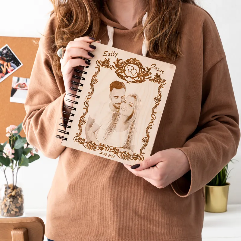 Special Photo Embroidered Album for Valentine's Day