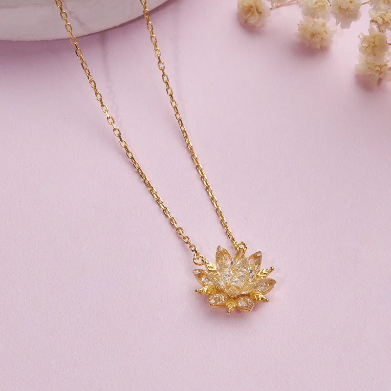 Special Series - Lotus Flower Gold Plated Bracelet