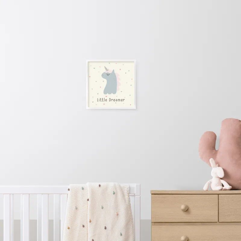 Special Unicorn Designed Frame for Baby Room