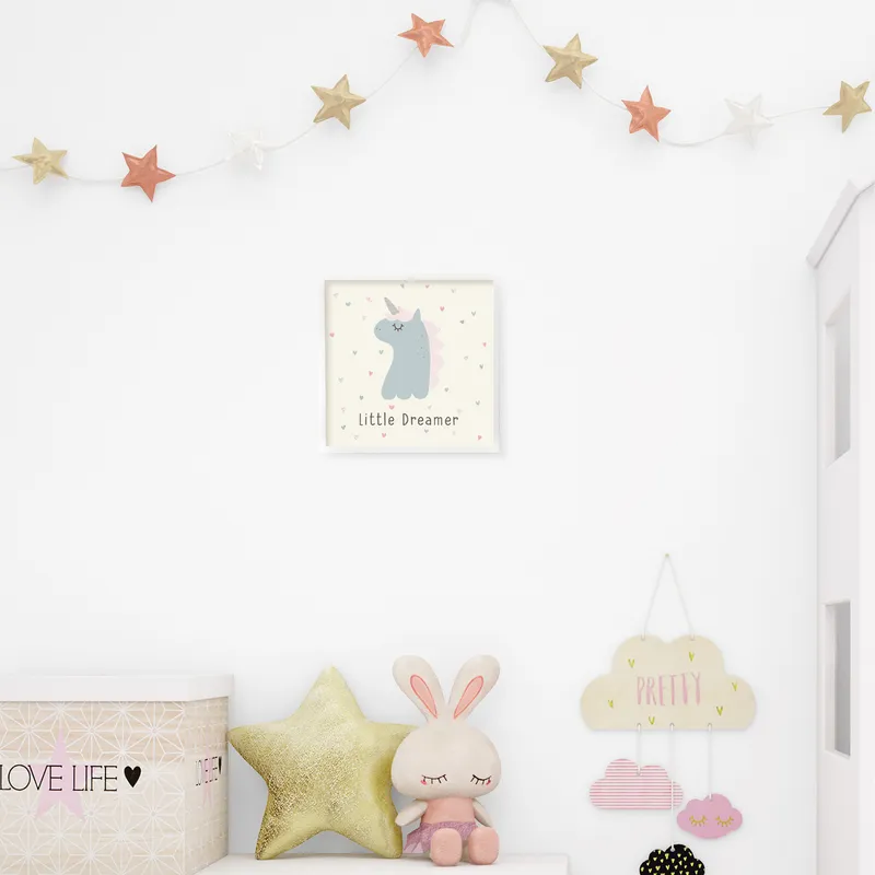 Special Unicorn Designed Frame for Baby Room