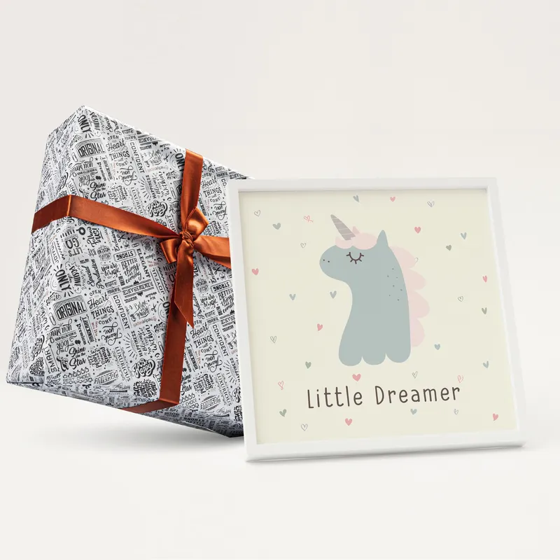 Special Unicorn Designed Frame for Baby Room