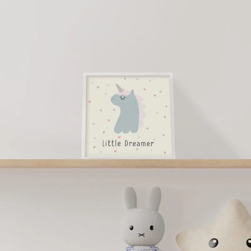 Special Unicorn Designed Frame for Baby Room