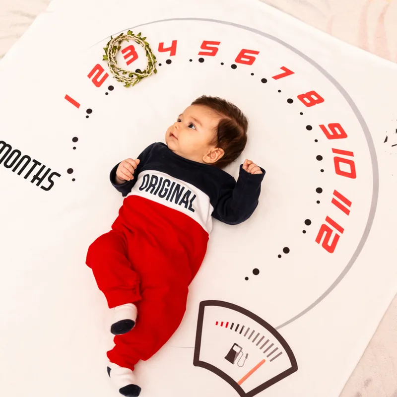 Personalised Baby Milestone Blanket for New Mums