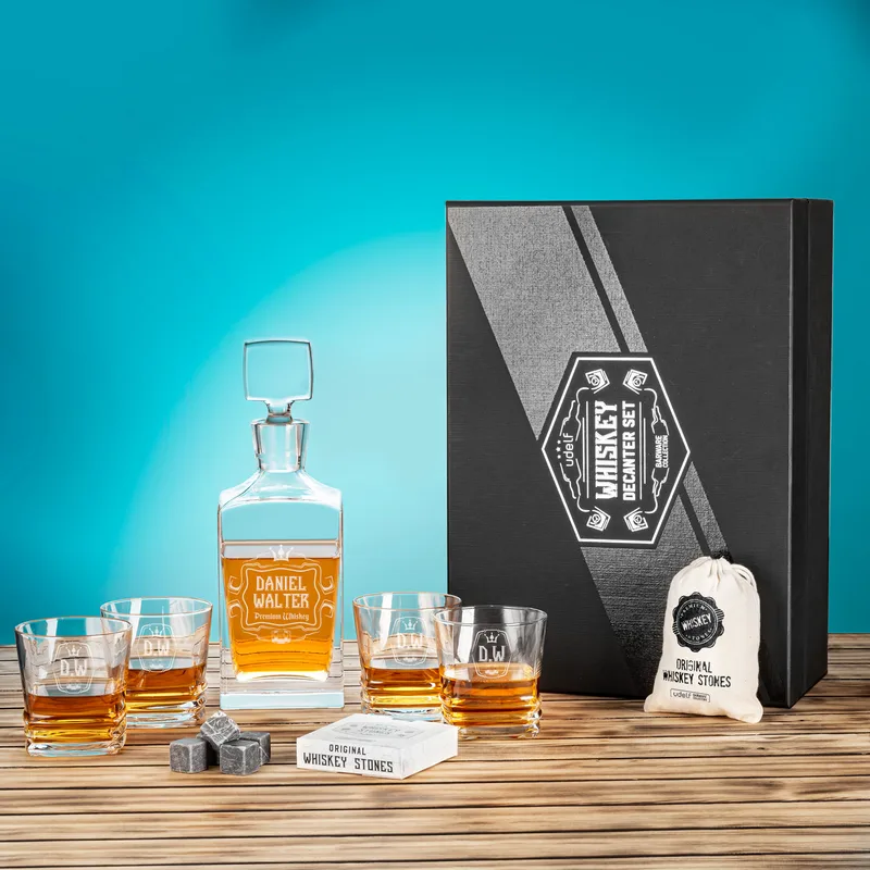 Personalised Speyside Whisky Glass Set with Premium Box