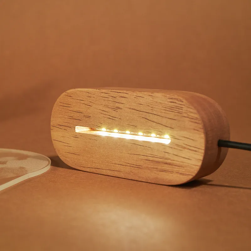 Spiral Designed Photo Led Lamp